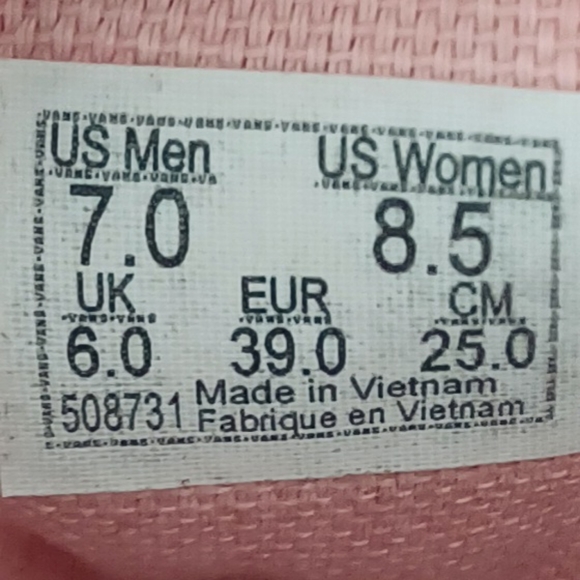 Vans Floral Patchwork Size 8.5 W - Picture 5 of 5